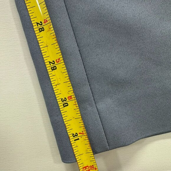 Express Dress Pants Women Size 6 Columnist Barely Boot Mid Rise Stretch Sky Blue - Picture 10 of 11